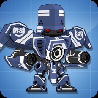 extrait jeux-video A Machine Built For War - Soldats et Les Androïdes de Combat Réservoirs Robots