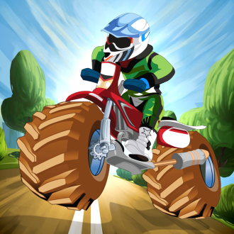extrait jeux-video A Monster Biker Rally Chase GRAND - The Off-Road Nitro Bike Racing Game