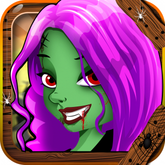 extrait jeux-video A Monster Chickz Spooky Dress-Up Make-Over PRO - Fun Salon Games for Girls