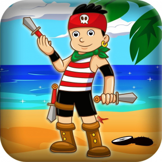 extrait jeux-video A Neverland Pirates Run Free - Swashbuckle Jake Courir Barbarossa chasse au trésor