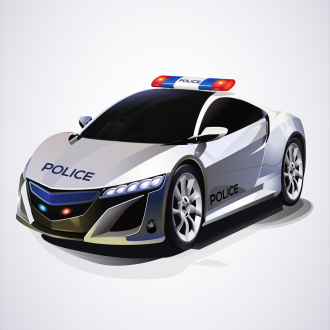 extrait jeux-video A Police Chaser - Course automobile dans les rues de danger. Jeu d'action avec la police.
