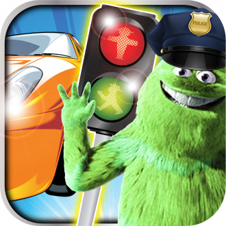 extrait jeux-video A Police Vs. Traffic - Chase City rue smash léger signaux