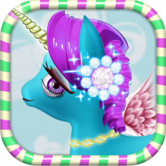 extrait jeux-video A Pony Dress-Up Salon &amp; Spa Licorne Fée Makeover mignon PRO