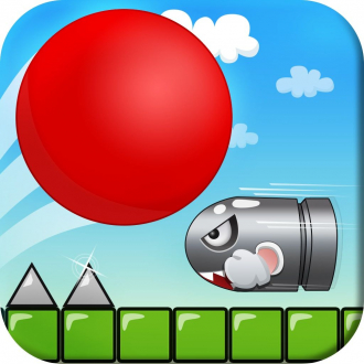 extrait jeux-video A Red Ball Bullet Escape! - Avoid Bouncing Spikes
