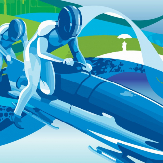 extrait jeux-video A Ride Sledge : Escape Chase Future Sprint Battle Version HD