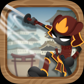 extrait jeux-video A Samurai Stickman Free - Ninja Rooftop Run Edition