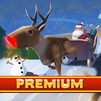 extrait jeux-video A Santa Claus: Christmas Gifts Premium - 3D Sleigh Driving Game with Cartoon Graphics for Everyone