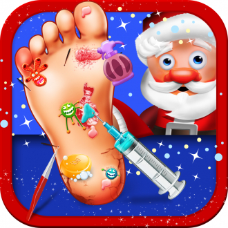 extrait jeux-video A Santa’s Foot Spa Salon - Little Doctor Saves the Christmas Presents 2015