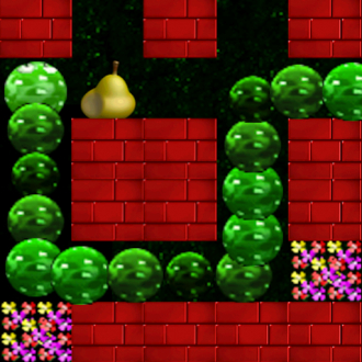 extrait jeux-video a Snake in the Fruit Garden !