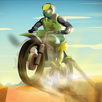 extrait jeux-video A-Stars Motor Biker Challenge - Amazing Dirt Bike Entertainment Game
