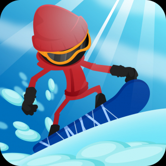 extrait jeux-video A Stickman Snowboard Racer - 2014 World Champion Snowboarding Edition