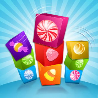 extrait jeux-video A Sweet Lollipop Drop: Empilage sans famille tour jeu de compétence