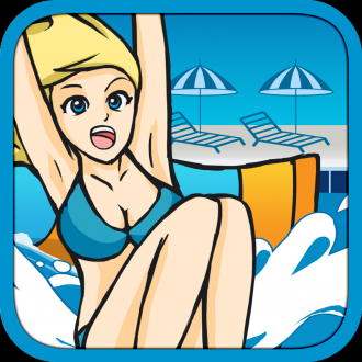 extrait jeux-video A Waterslide Surfers Extreme - Cool Water Slide Wave Game