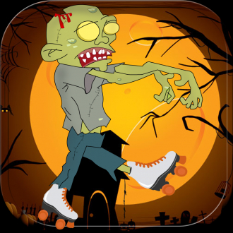 extrait jeux-video A Zombie Skater Roadtrip Run - Diamond Edition