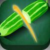 extrait jeux-video Abattre Les Légumes - lame génial jeu d'arcade de coupe