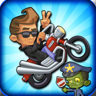 extrait jeux-video ````Action Bike Race of Zombie Temple: Dead Chase Racing