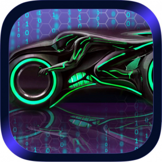 extrait jeux-video Adrenalin Extreme Future Motorcycle Neon Race and Destroy Challenge