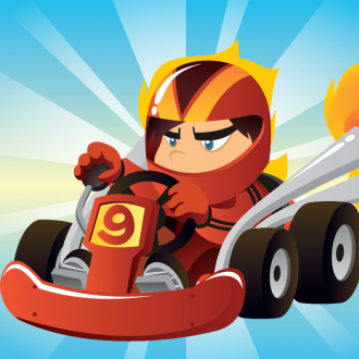 extrait jeux-video All Stars Go With Kart Racing Cool Car Games - Play With Friends In This World Tour
