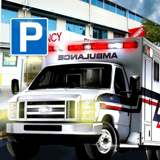 extrait jeux-video Ambulance Car Parking Free Game - Simulateur de Stationnement de Voiture de Ambulance