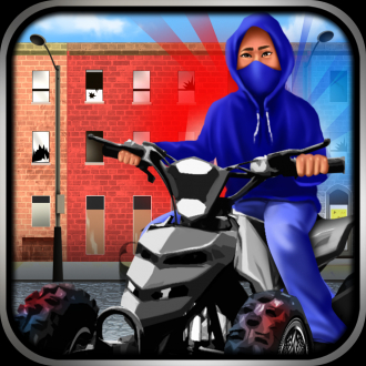 extrait jeux-video An ATV Police Escape: Extreme Crime City Run – Free HD Racing Game