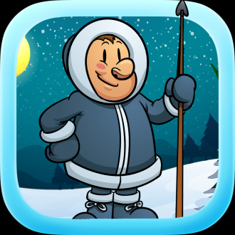 extrait jeux-video An Eskimo Polar Spear Throwing Mania - An Icy Snow Sport Olympics