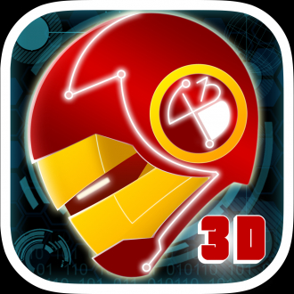 extrait jeux-video An Official Neon Rush 3D PRO - HD Super Hero Run Game