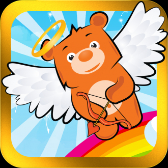 extrait jeux-video Angel Catch - A Sweet Floating Cherub Vs. Angry Rainbow Devils Sky Action Game
