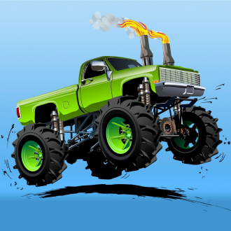 extrait jeux-video Angry Downhill Riders : 3D Cube Paradise Racing !