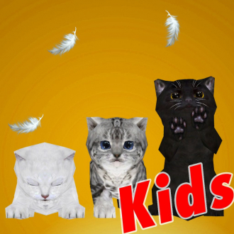 extrait jeux-video Animated 3D Cute Kitten Cat Sounds for Kids