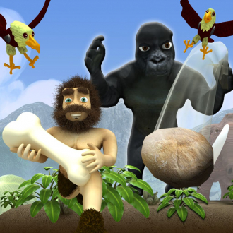 extrait jeux-video Ape vs Caveman