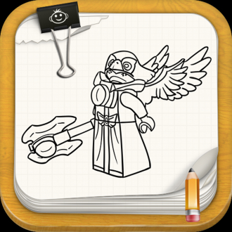 extrait jeux-video Apprendre à dessiner: Chima édition de Lego
