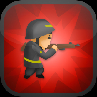 extrait jeux-video Armée portée de tir - Un soldat exécutant Dash