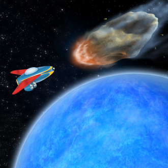 extrait jeux-video Asteroid Avoid - Solar System Edition