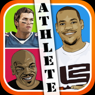 extrait jeux-video Athlete Pop Quiz Trivia - a game to guess what's real hero player in football, basketball, and more sports