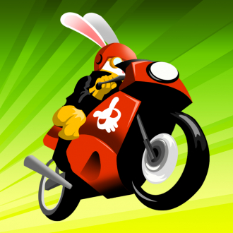 extrait jeux-video Atomic Bunny Bike Race - Free Multiplayer Racing Game