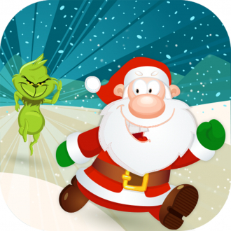 extrait jeux-video Aventureux Pere Noël Clause Fuite Evasion : Grinch Essayer A Epave Noel PRO