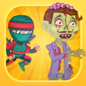 extrait jeux-video Awesome ninjas against zombies - shooting game