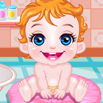 extrait jeux-video Baby Birthday : Bath &amp; Change Diaper &amp; Dress up