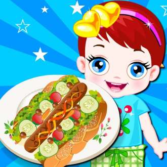 extrait jeux-video Baby Hot Dog Contest : Cooking &amp; Makeover &amp; Decorate