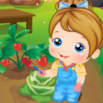 extrait jeux-video Baby In Garden - Plant & Fruit & Vegetables