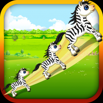 extrait jeux-video Baby Zebra Zoom - Race the Tiny Zebra in Zoo Forest