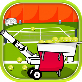 extrait jeux-video Balle de tennis bot - Sports linge lanceur rapide