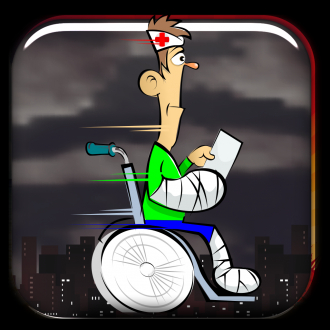 extrait jeux-video Bandaged and Hurt Hero Challenge - A Cool Hospital Hell Wheelchair Dash FULL by Pink Panther