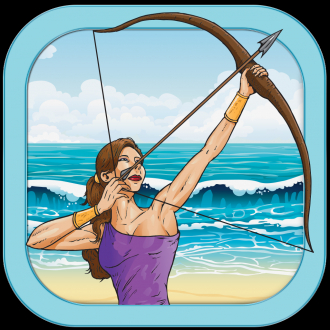 extrait jeux-video Beach Archer - Sand &amp; Water Shooting Bow &amp; Arrow FULL VERSION