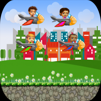 extrait jeux-video Big Head Boys Flappy Adventure Flyers