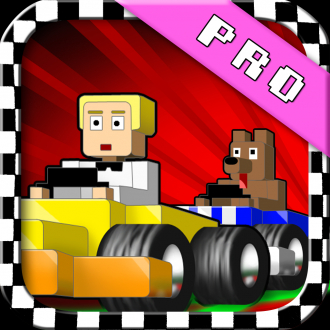 extrait jeux-video Block And Speed Racing PRO - A Super Fast Blocky Style Go Kart Game