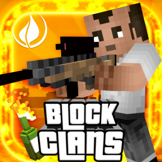 extrait jeux-video Block Clans - Survival Pixel World Gun in 3D Block