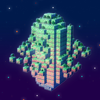 extrait jeux-video Block MTN-WRD 3D
