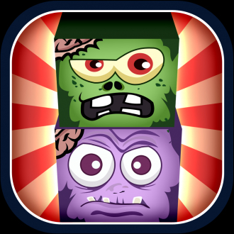 extrait jeux-video Blocs de Têtes de Zombies - Empilage de Monstres GRATUIT