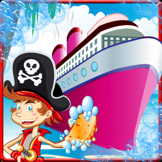 extrait jeux-video Boat Wash - Ship Builder atelier de réparation automobile et un salon de jeu de lavage